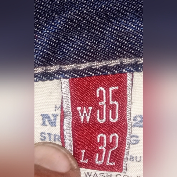 John B. Stetson Trade Co. Mark Work Pants 1312 Redline Selvedge Jeans 35x32 - Picture 3 of 9